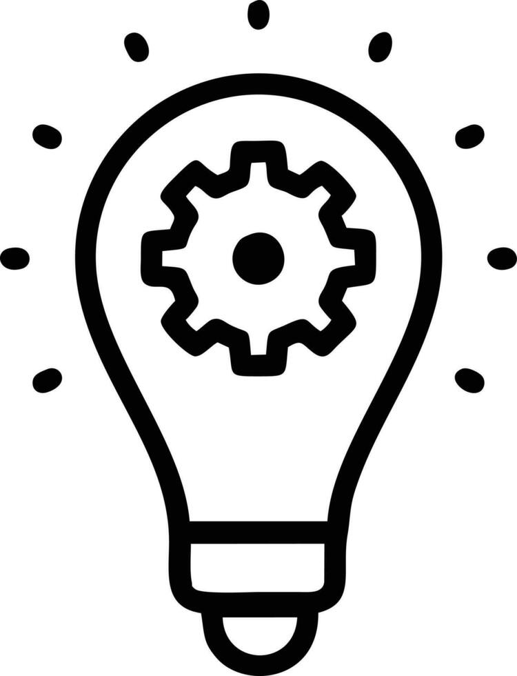 Idea solution icon symbol vector image. Illustration of the creative innovation concept design. EPS 10