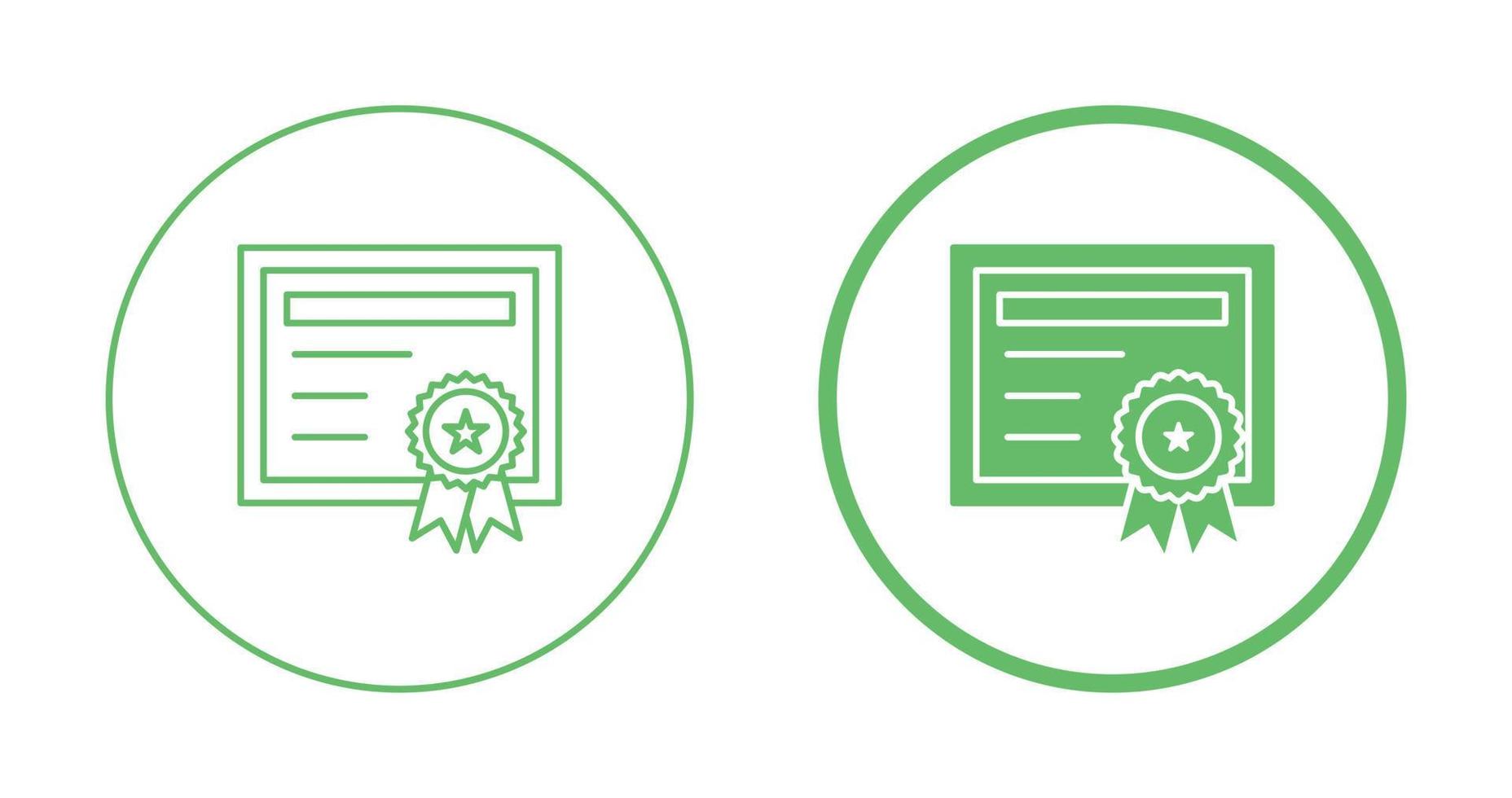 Certificate Vector Icon