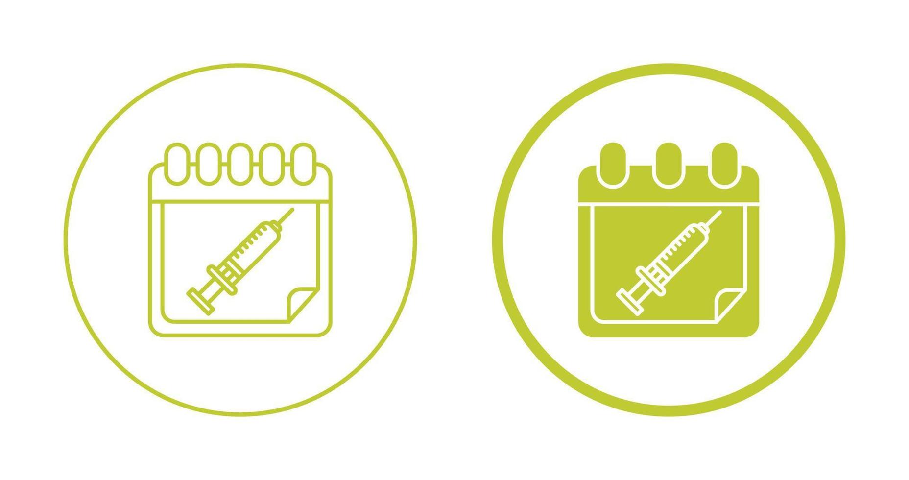 Vaccine Time Vector Icon