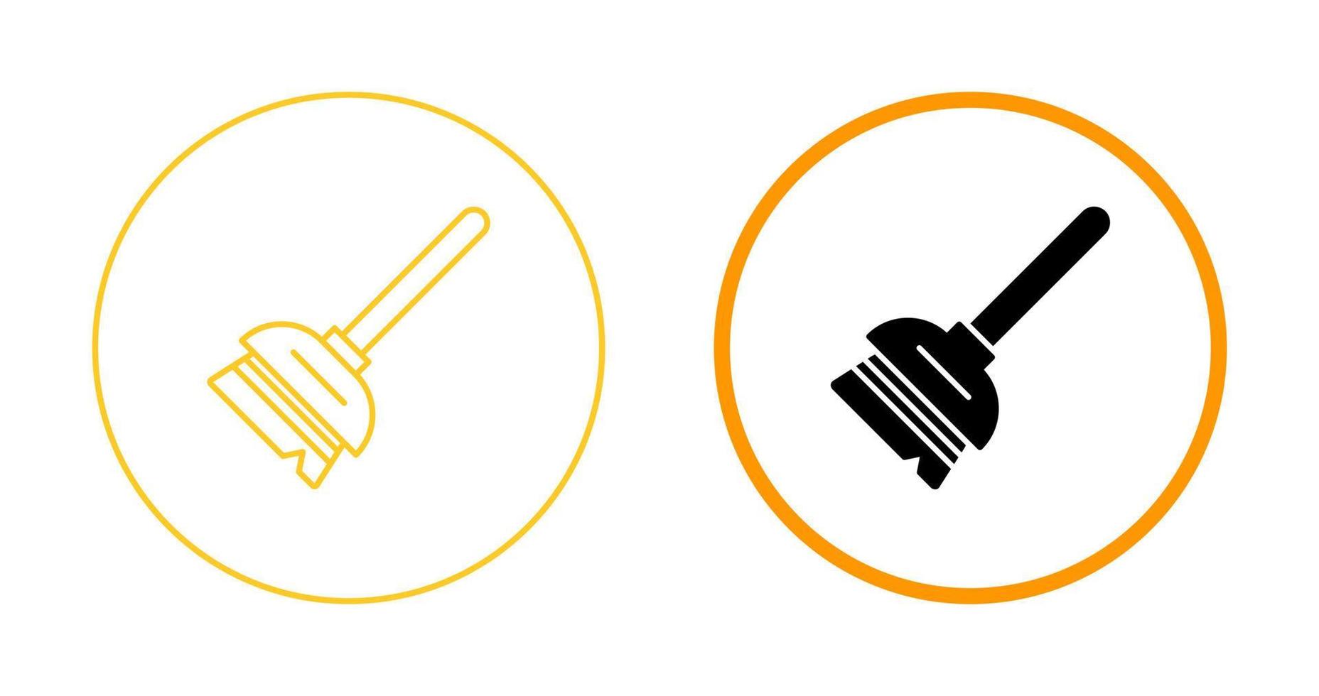 Broom Vector Icon