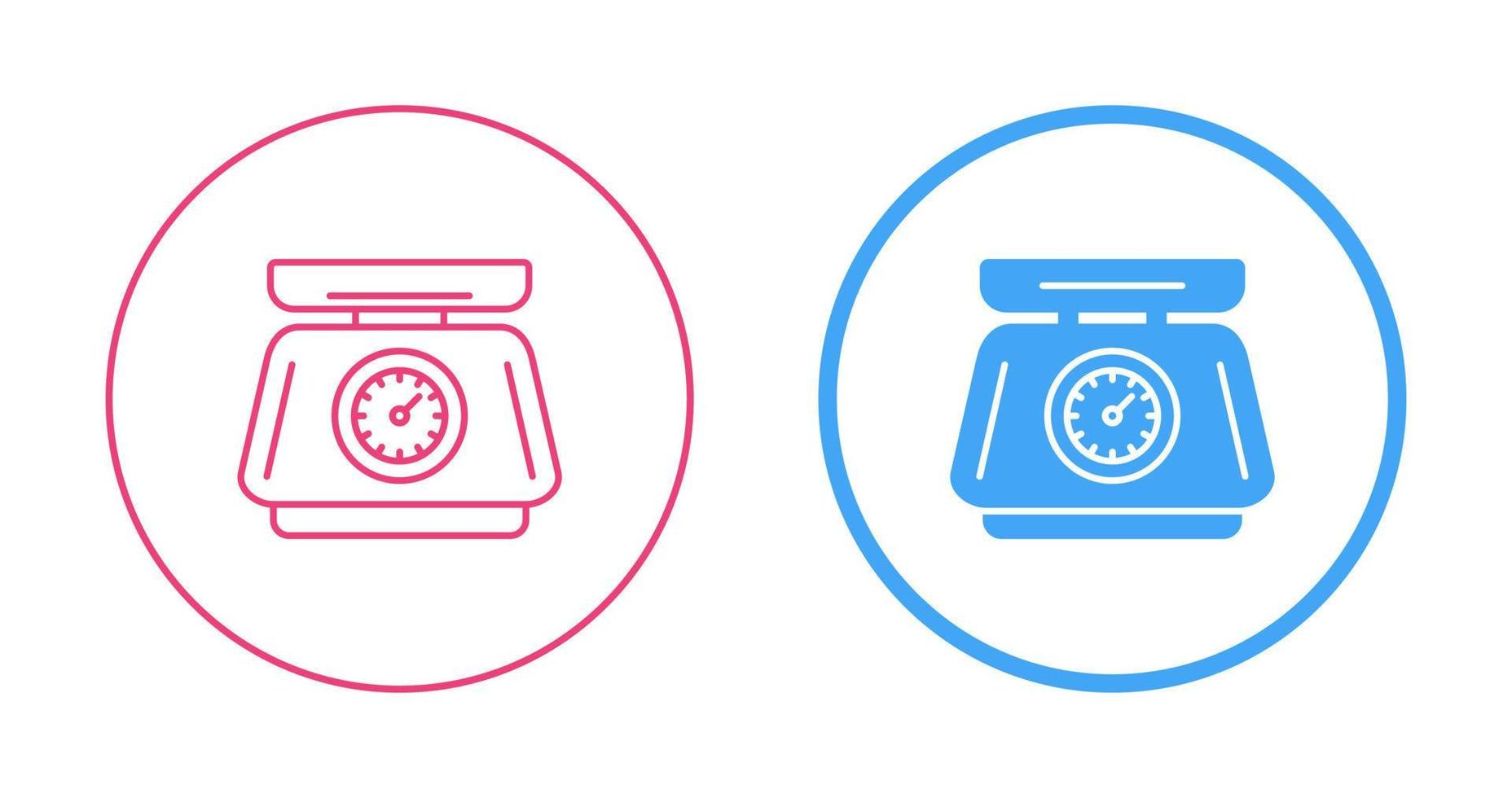 Weight Scale Vector Icon