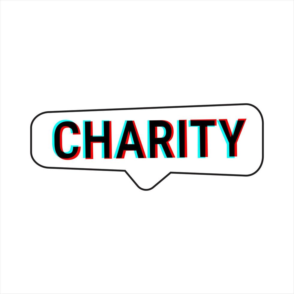 Charity and Generosity White Vector Callout Banner with Reminder to Give During Ramadan