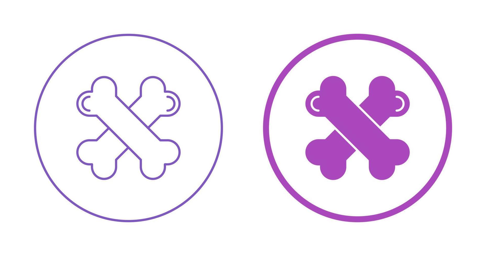 Unique Two Icons Set vector