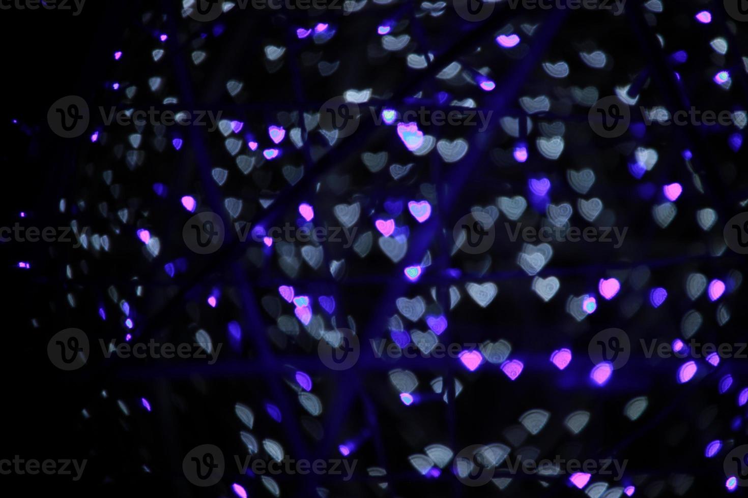 blur pink red gray hearts shape bokeh light background photo