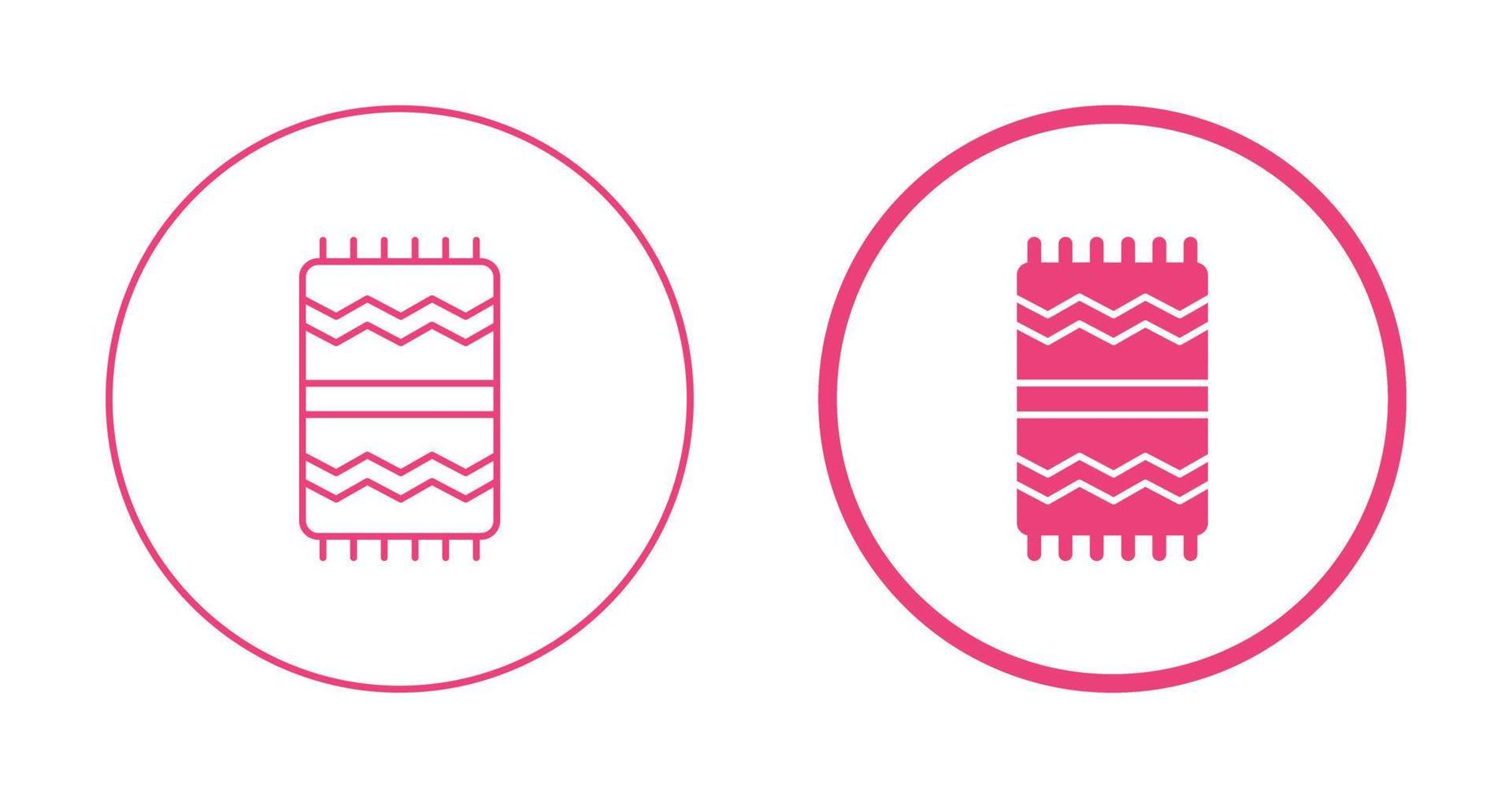 Beach Towel Vector Icon