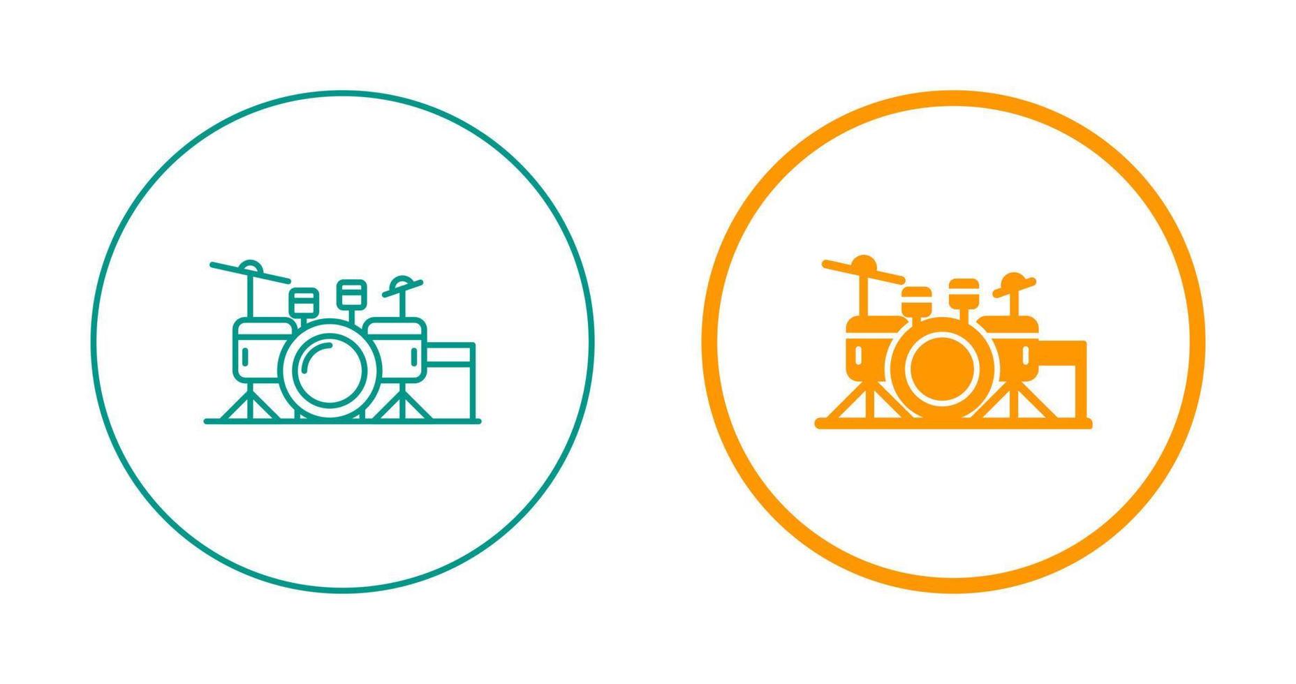 Drum Set Vector Icon