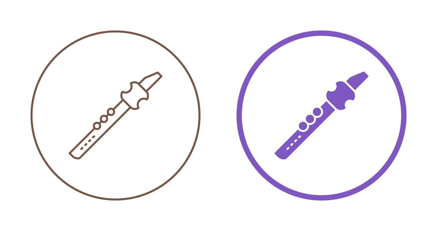 Flute Vector Icon