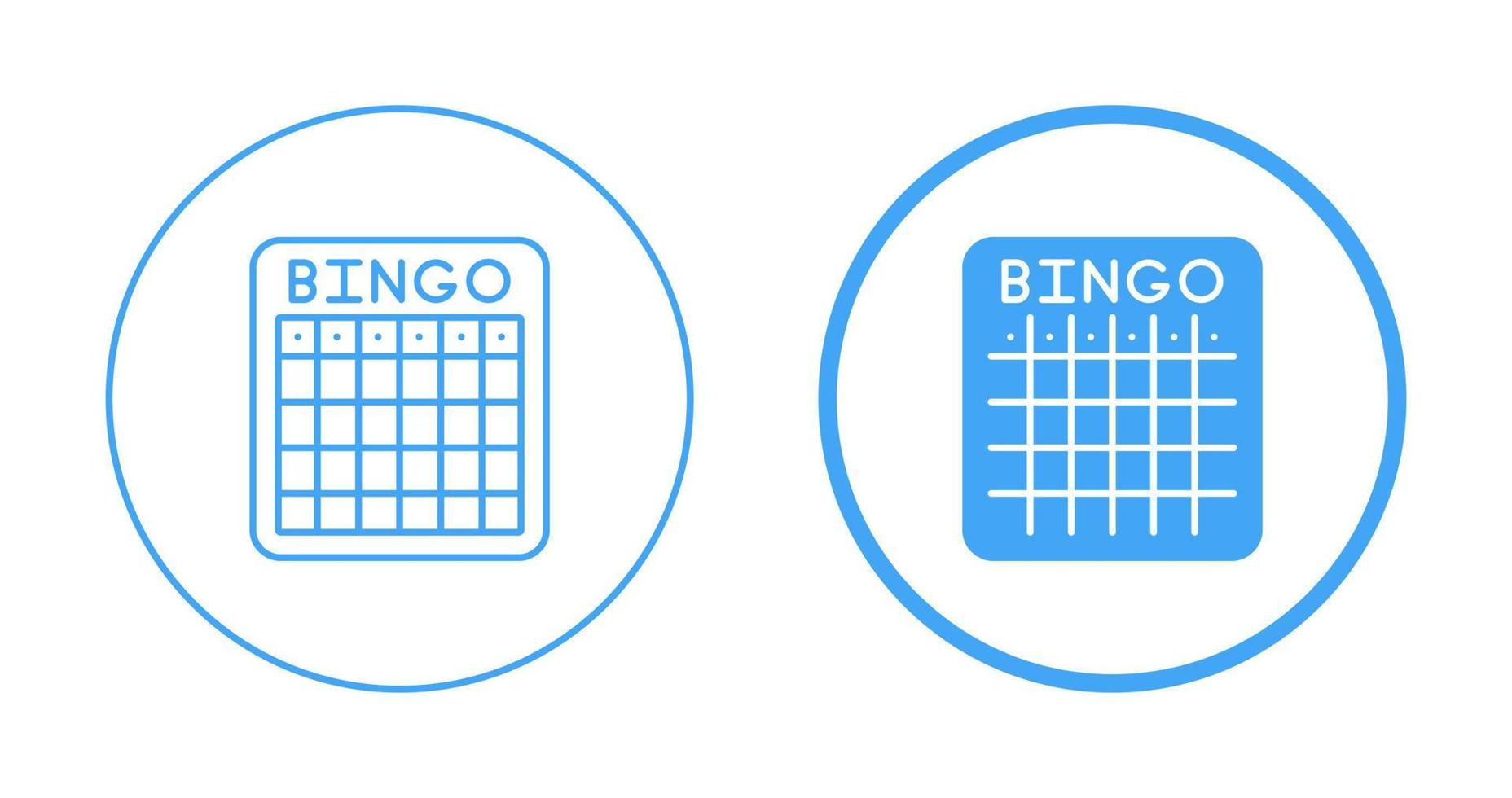 Bingo Vector Icon