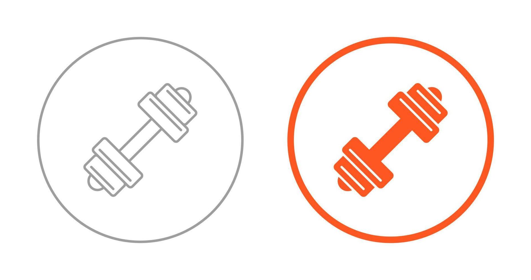 Dumbbell Vector Icon
