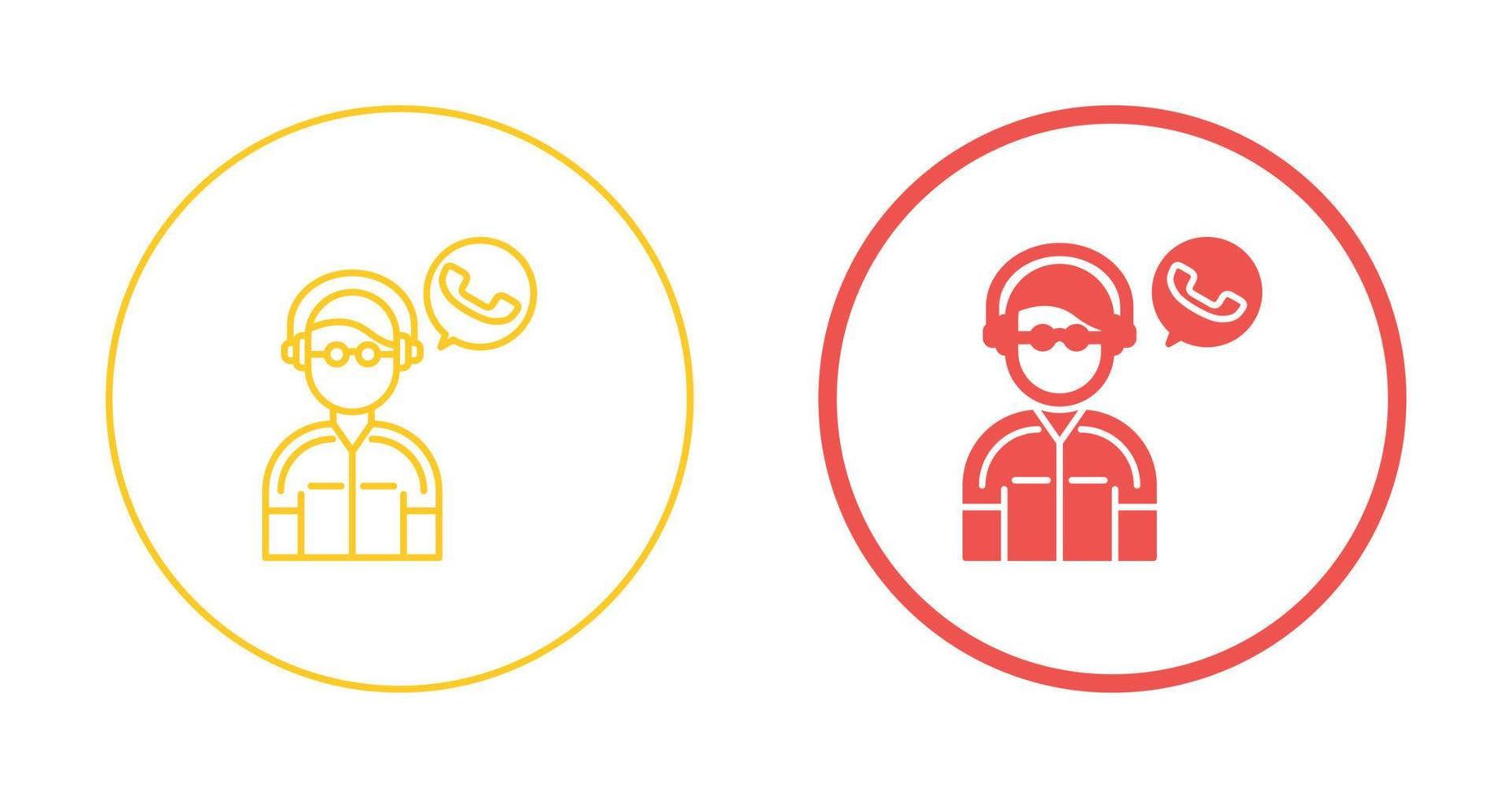 Contact Us Vector Icon