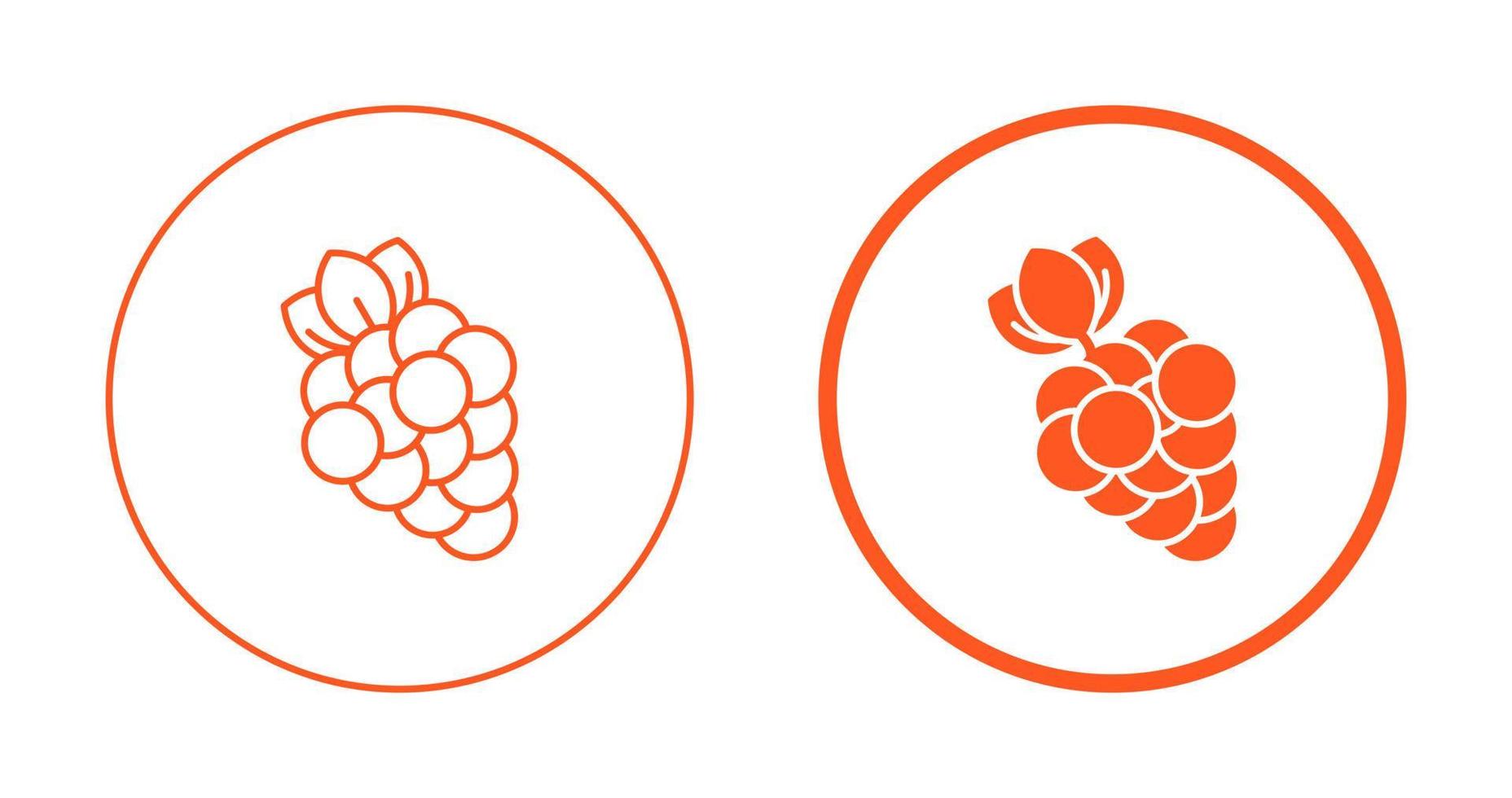 Grapes Vector Icon