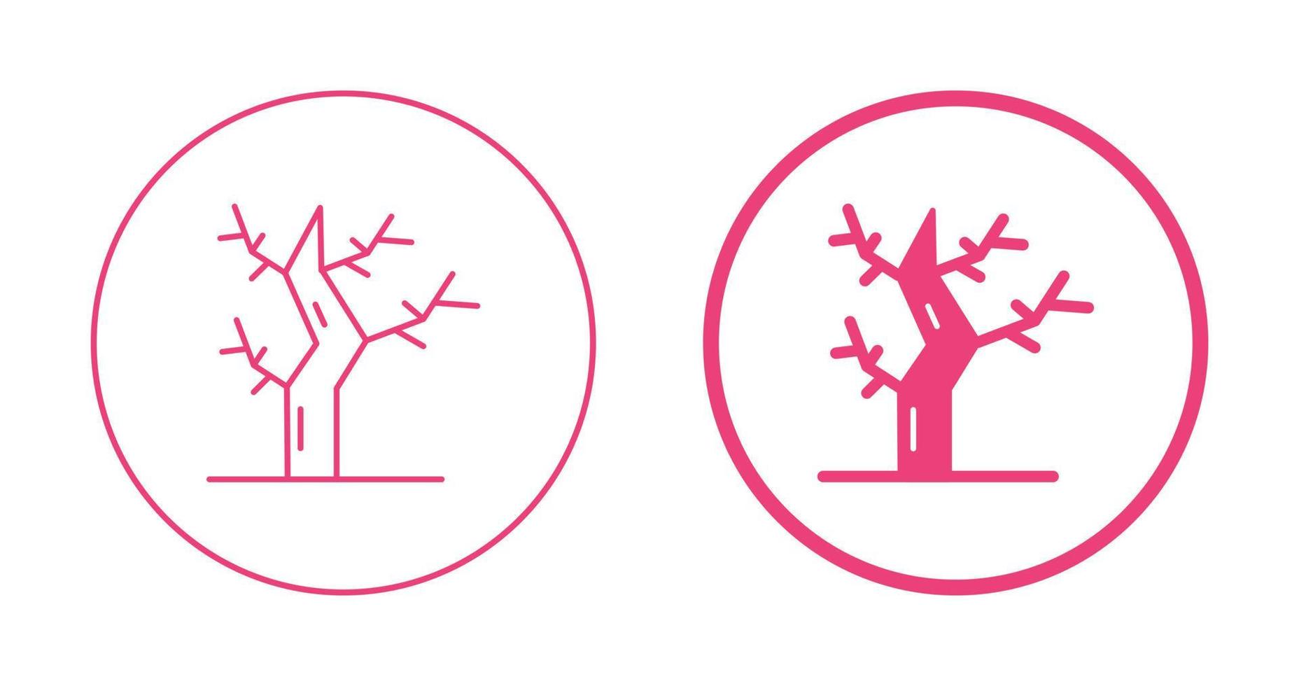 Dry Tree Vector Icon