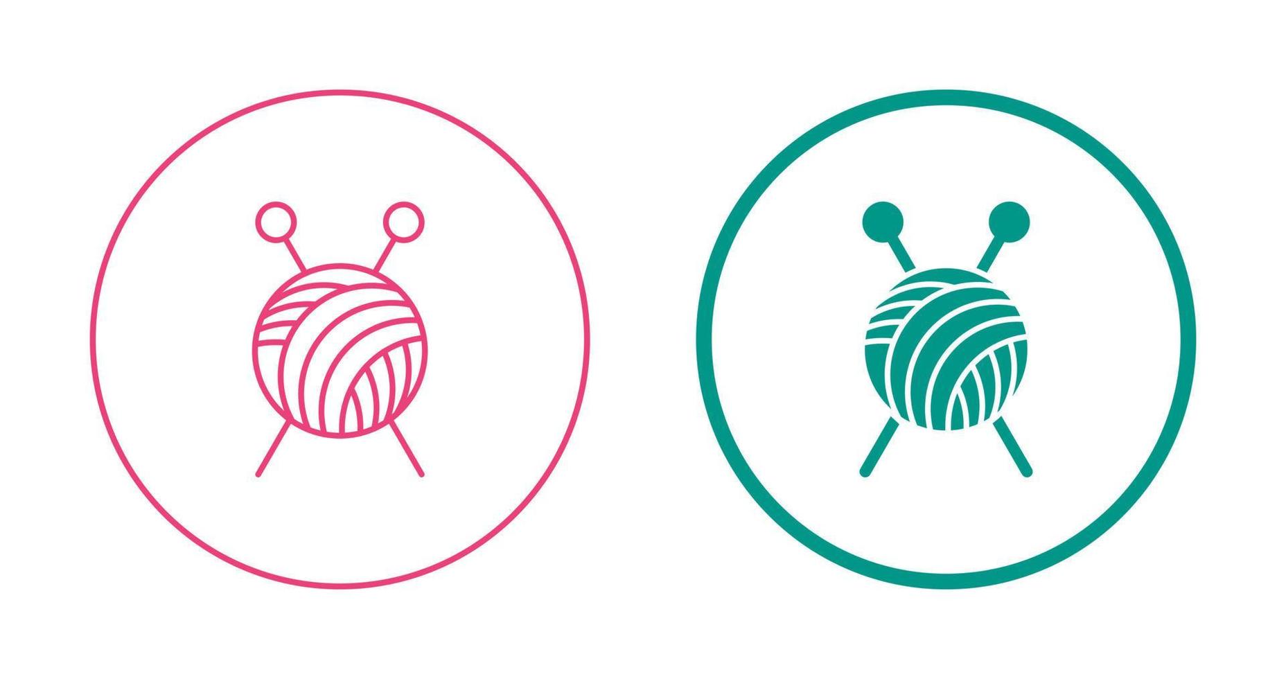 Knitting Vector Icon