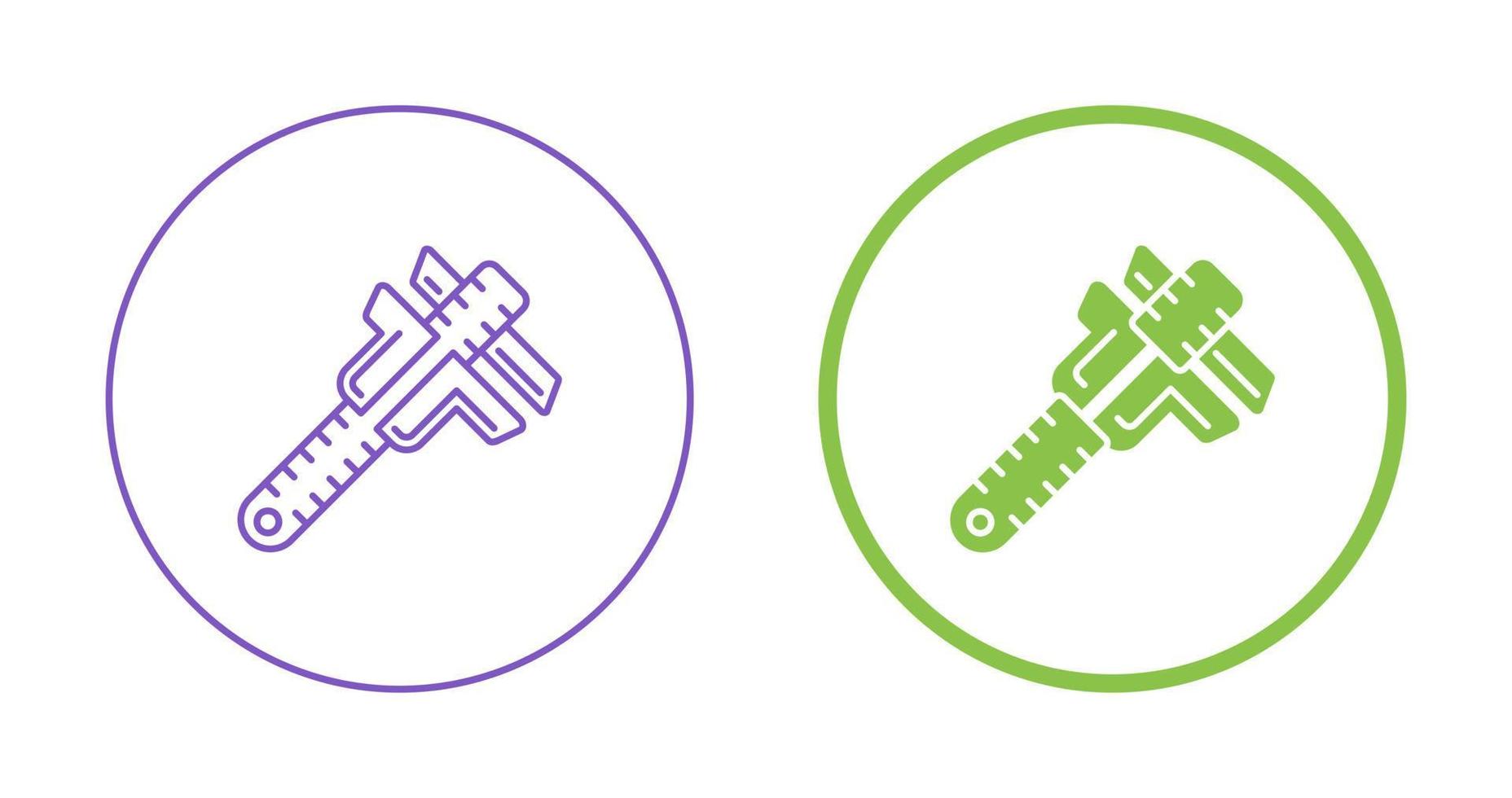 Vernier Caliper Vector Icon