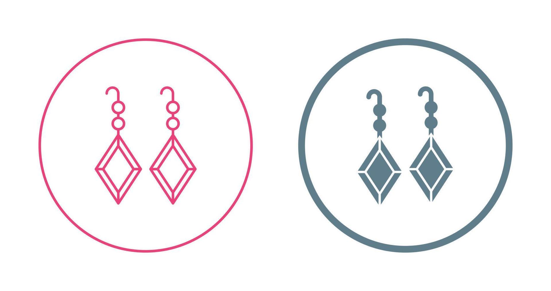 Earrings Vector Icon