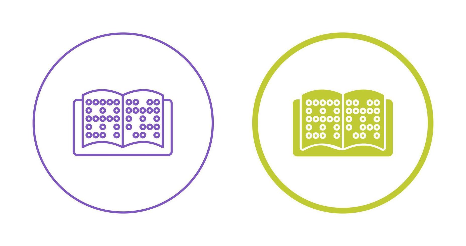 Braille Vector Icon