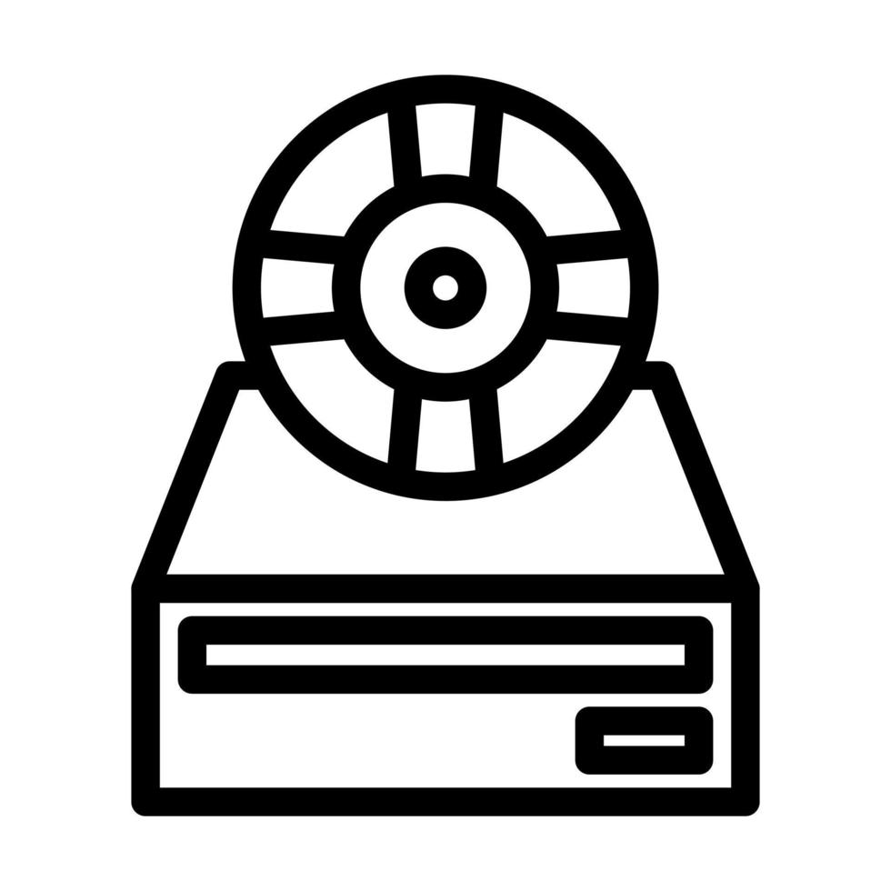 discos compactos ROM icono diseño vector