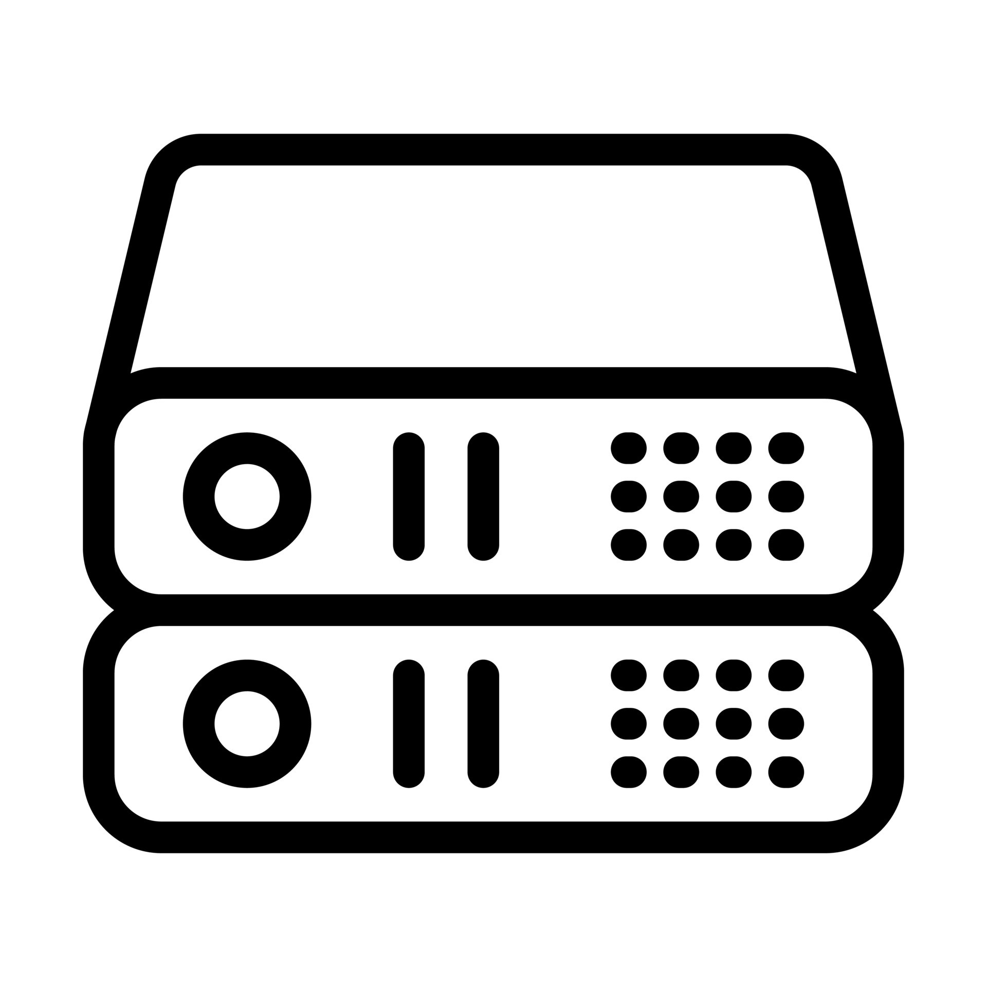 Servers Icon Design 22109011 Vector Art at Vecteezy