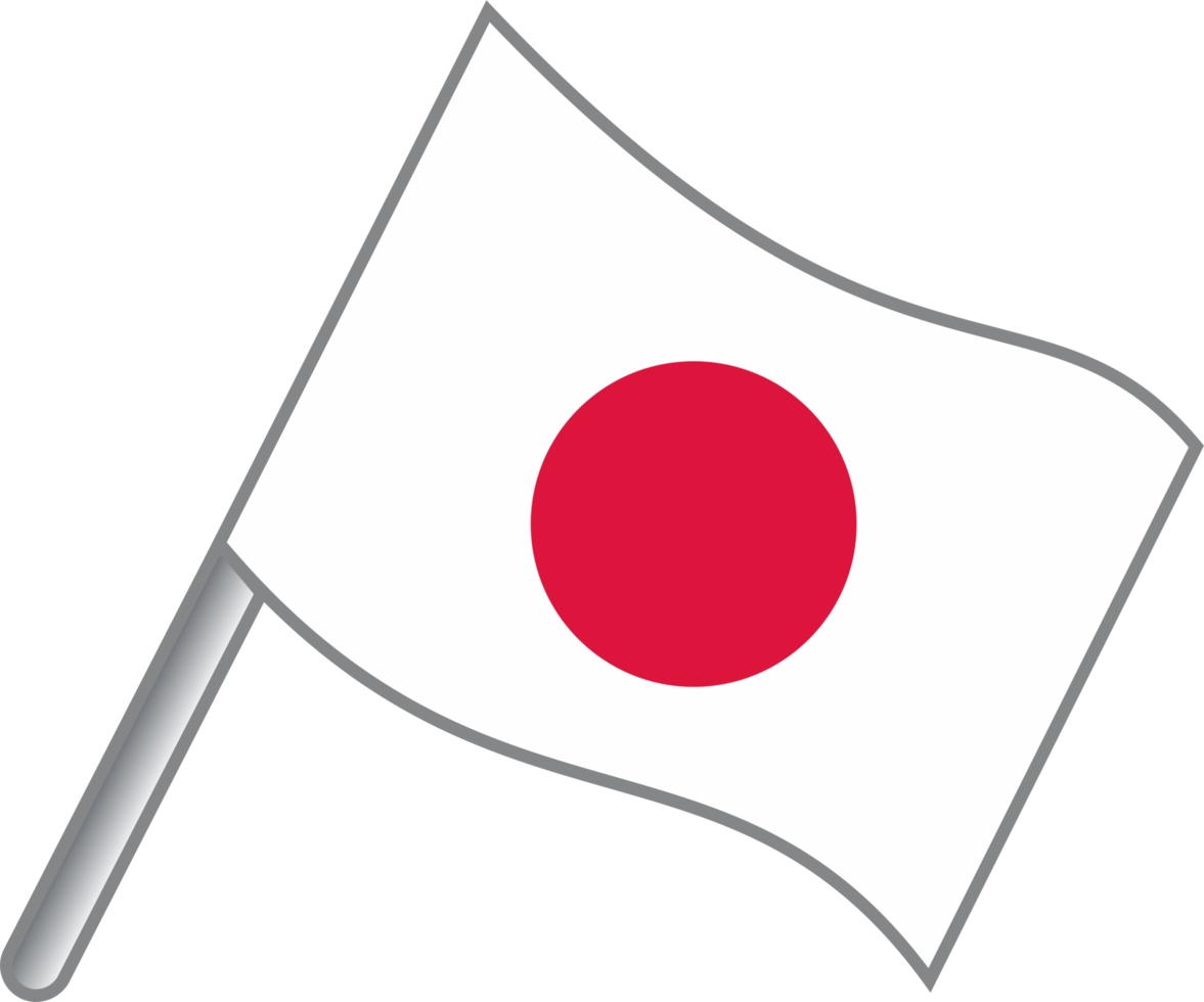 japanisch Flagge Symbol png