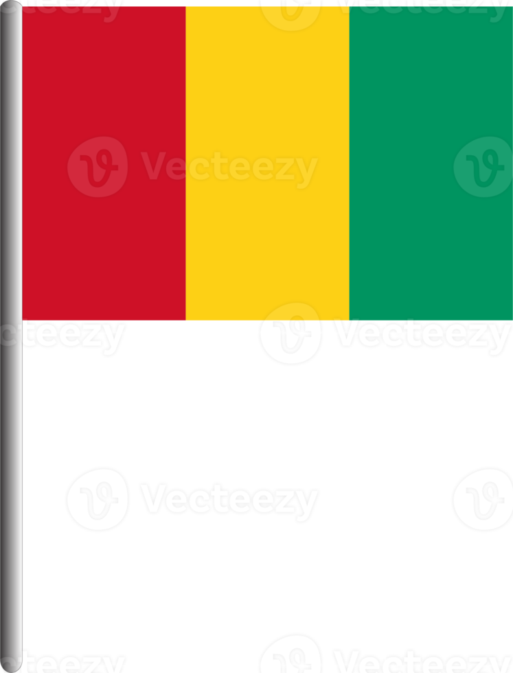 Guinea flag PNG