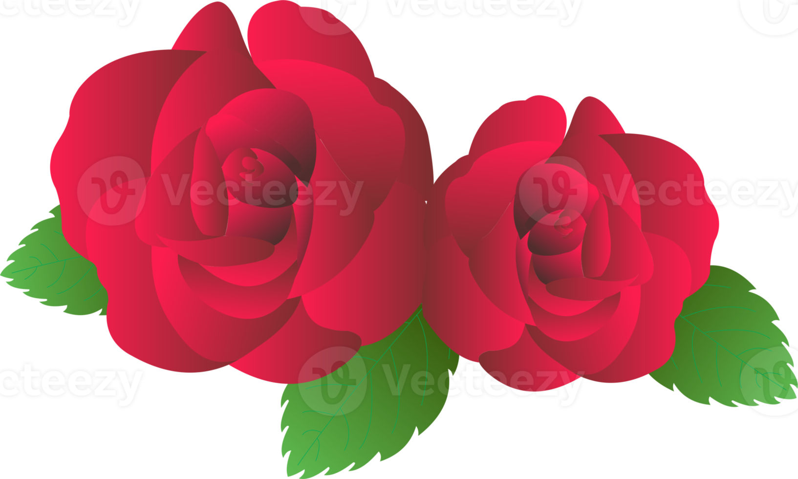 rouge Rose fleur png