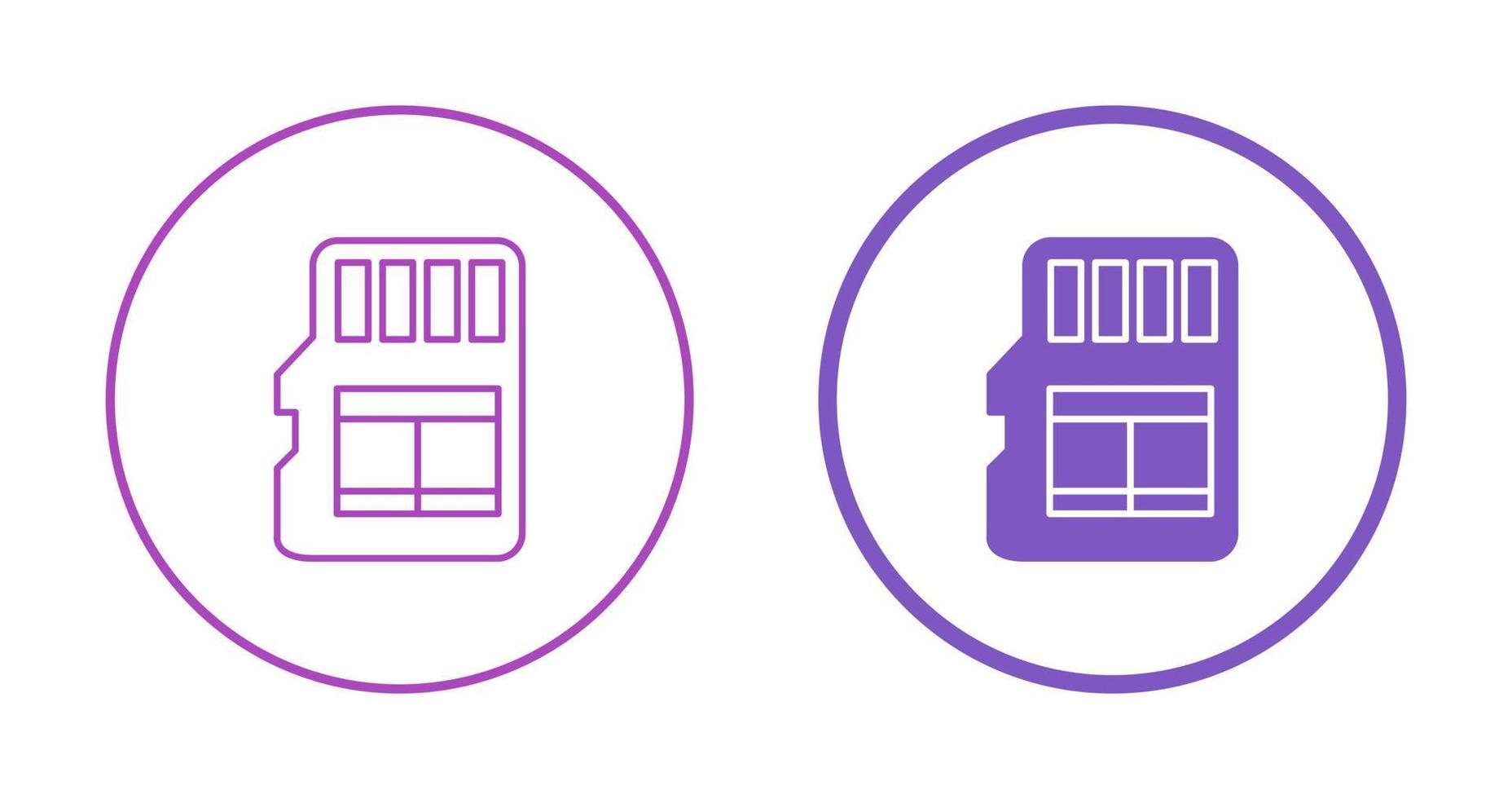 Memory Card Vector Icon