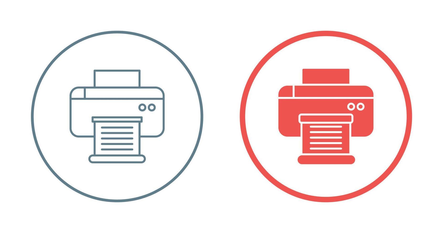 Printer Vector Icon