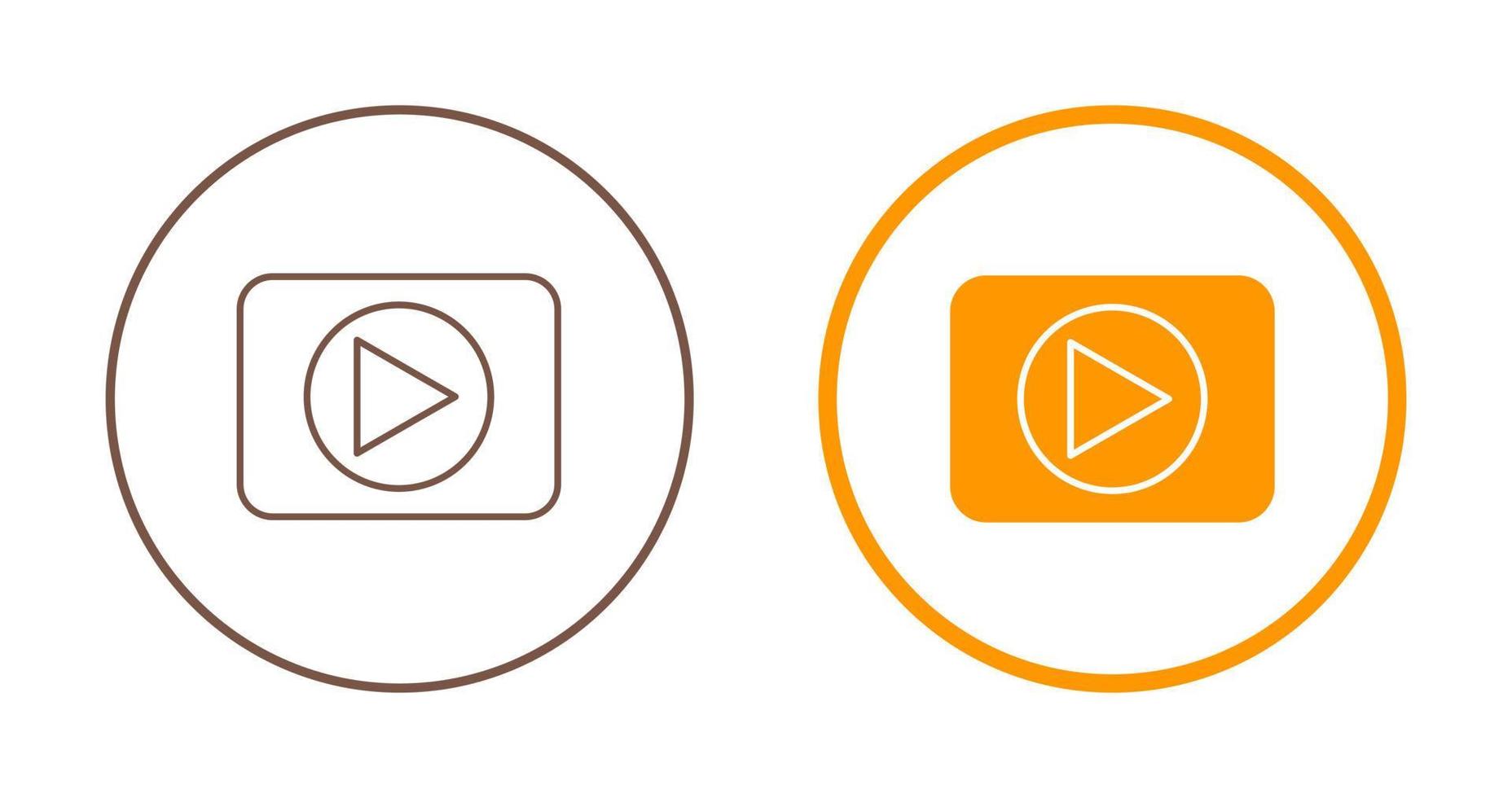 Play Button Vector Icon