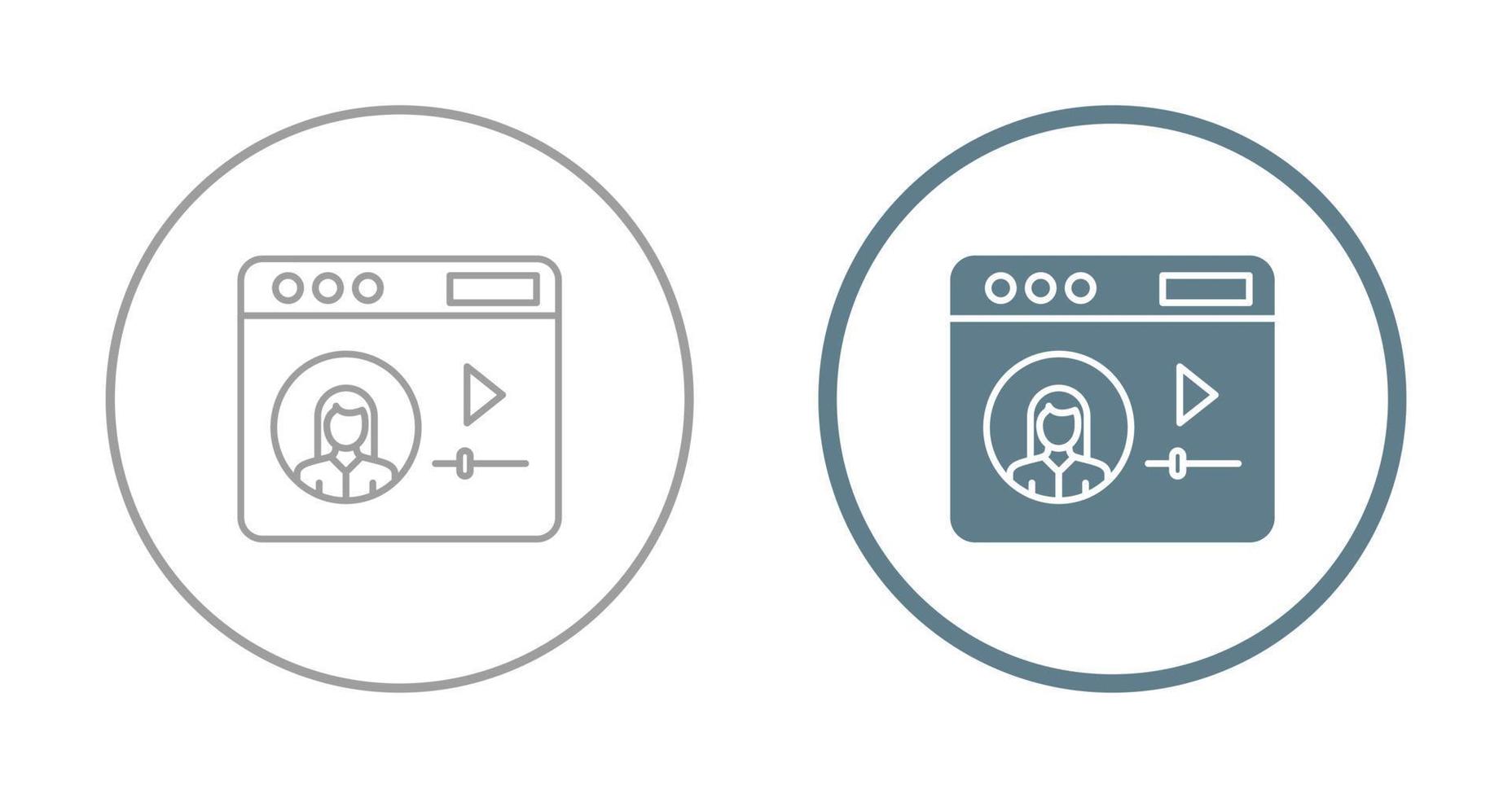 Video Tutorial Vector Icon
