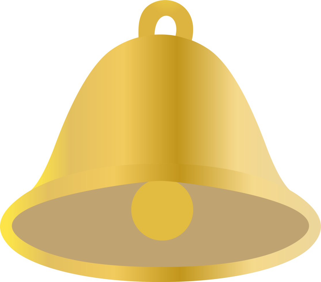 campana oro png