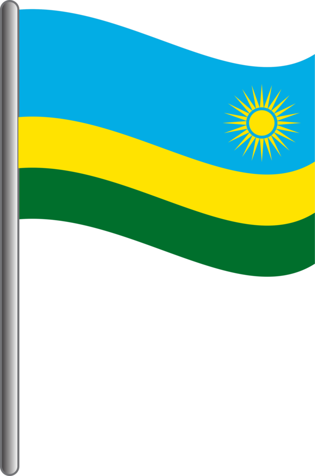 drapeau rwandais png