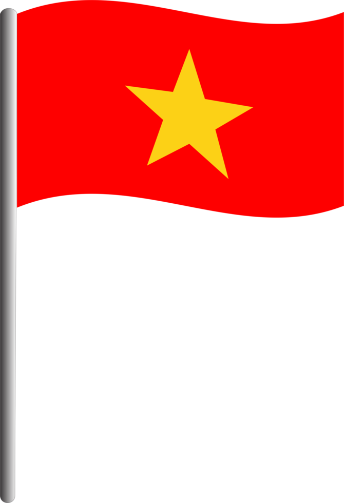 vietnam flagga ikon png