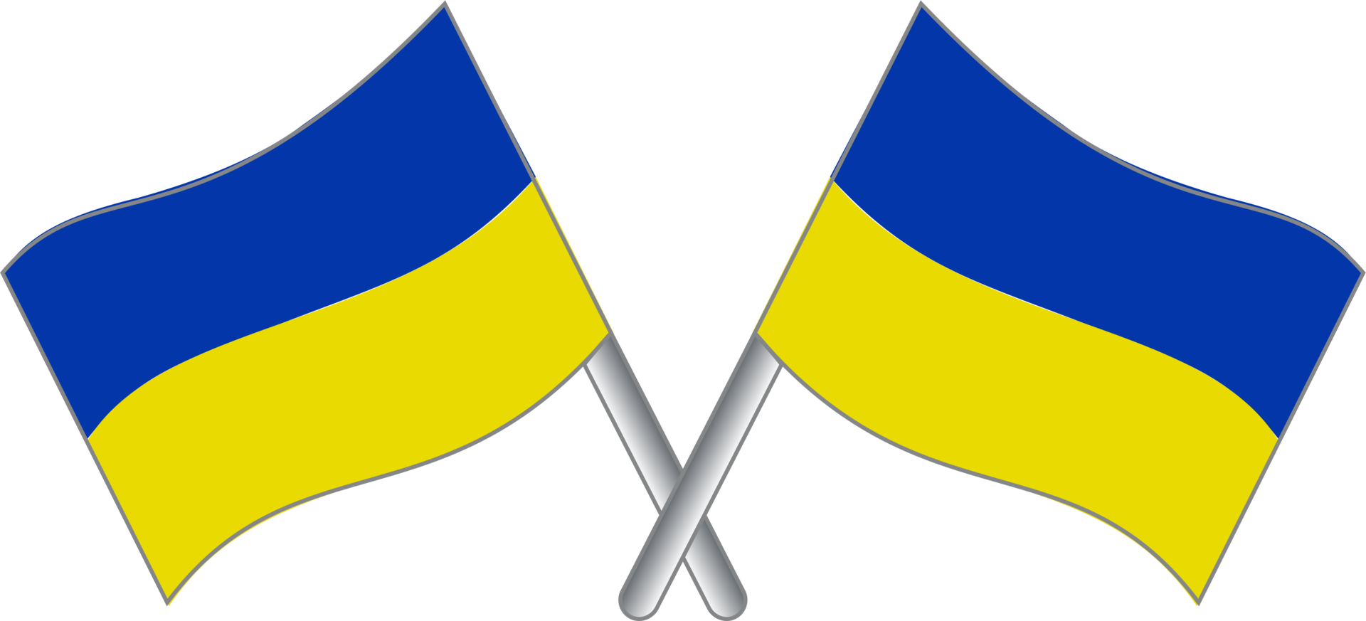 Ukraine flag icon PNG