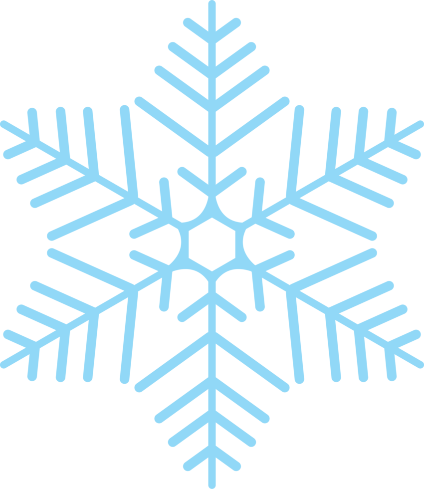 The snowflake PNG