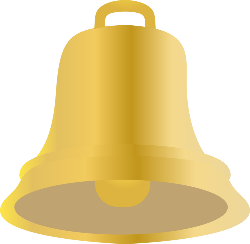 Bell gold PNG