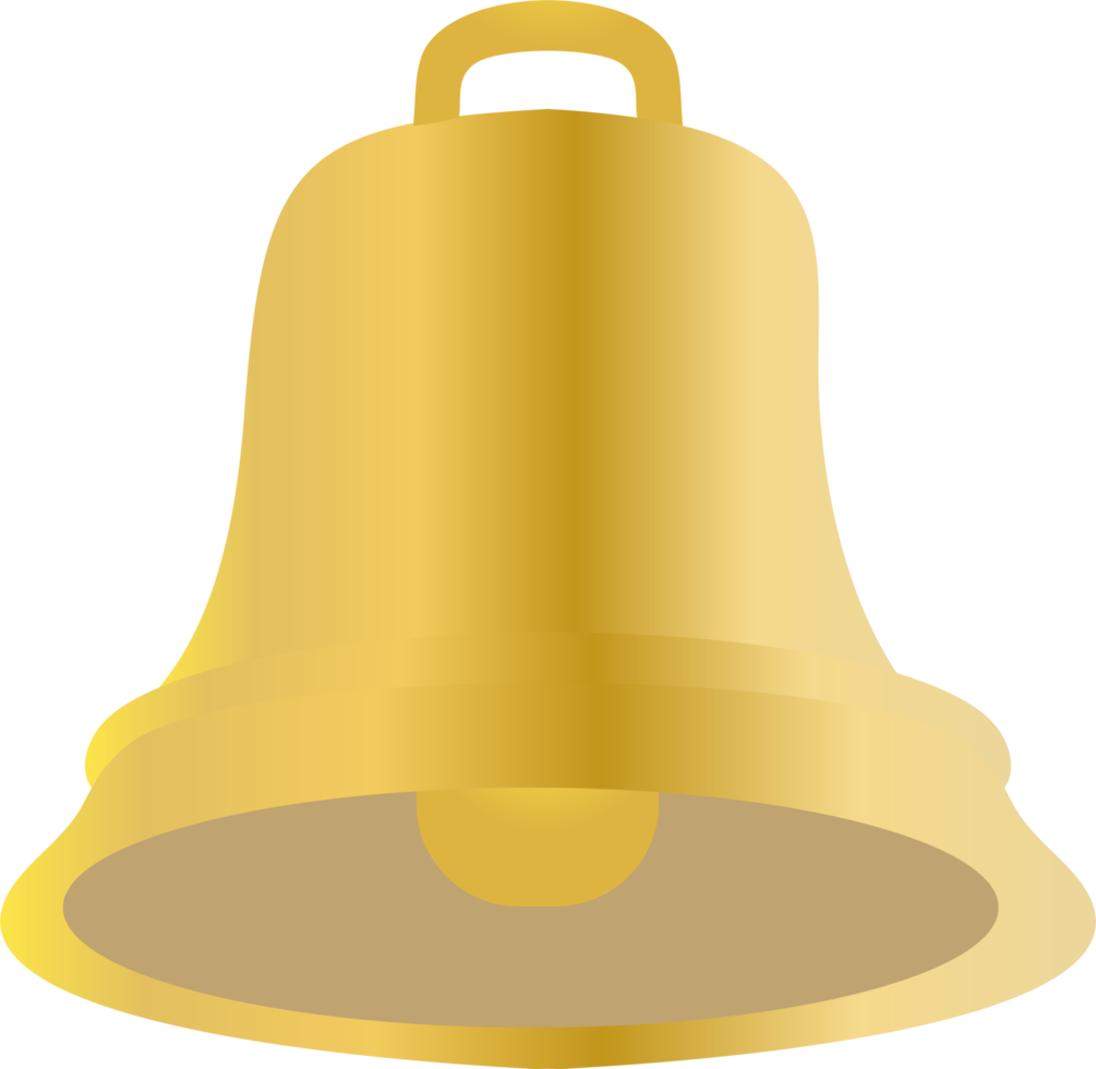 campana oro png