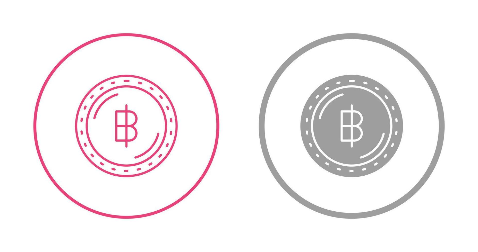 Baht Currency Vector Icon