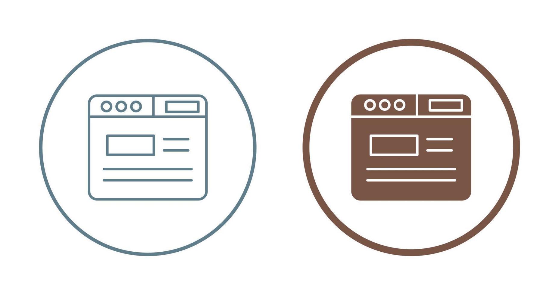 Webpage Vector Icon