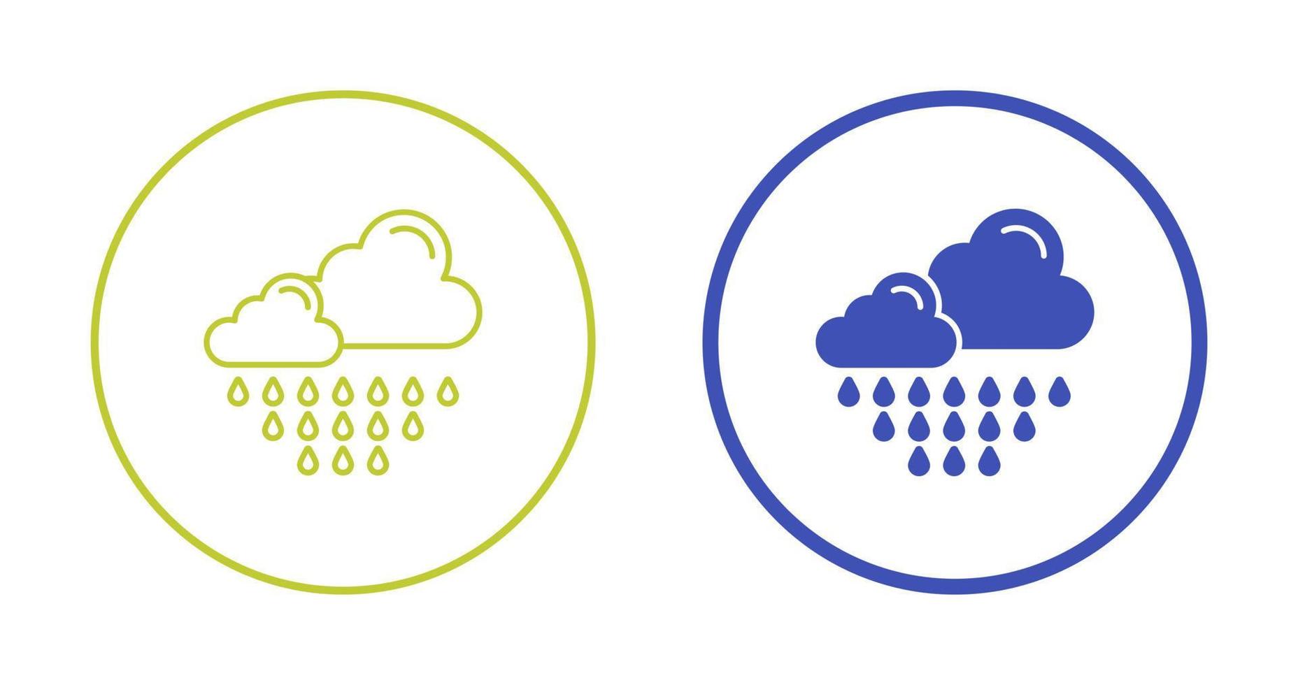 Rain Vector Icon