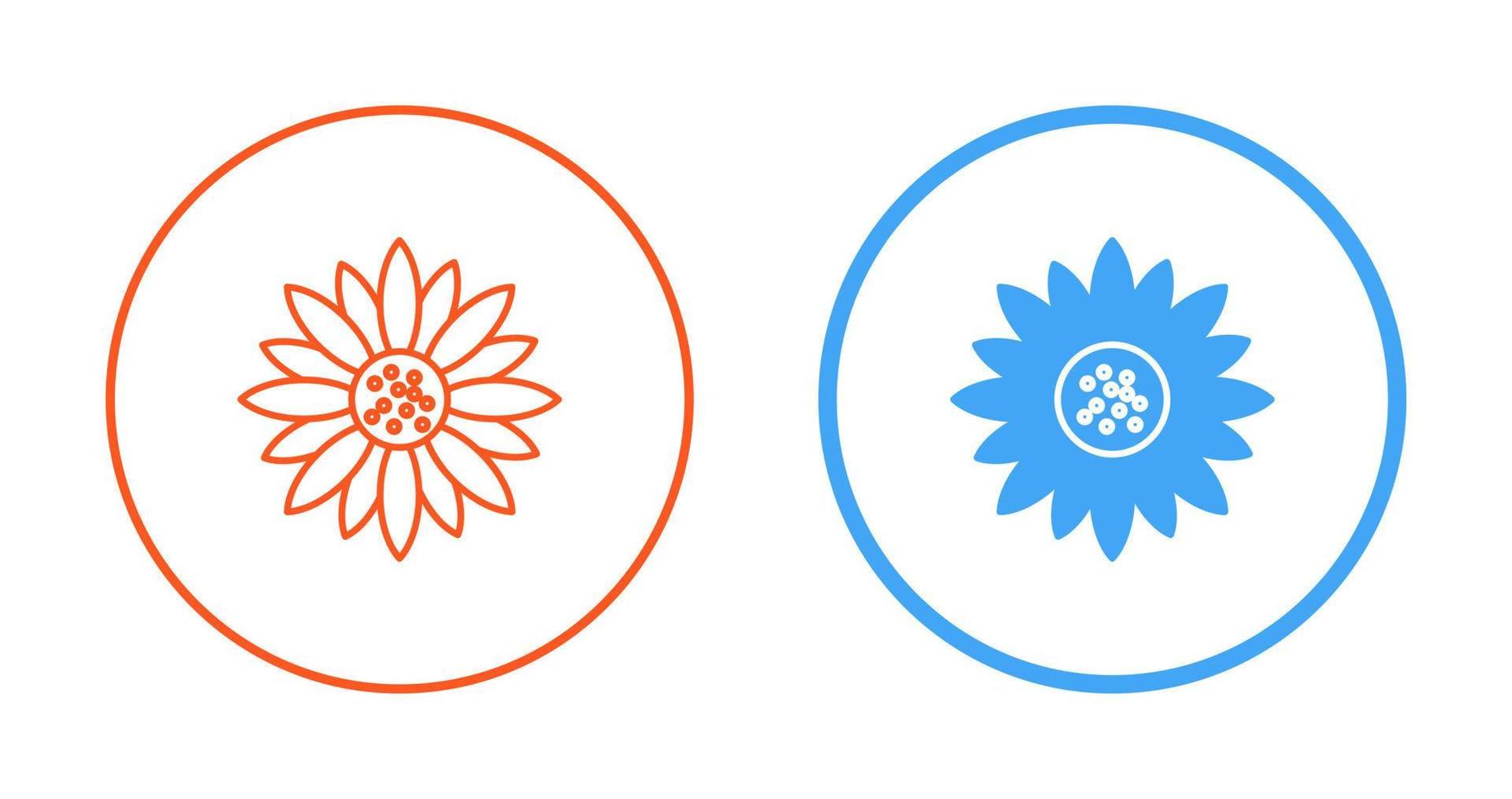 Sunflower Vector Icon