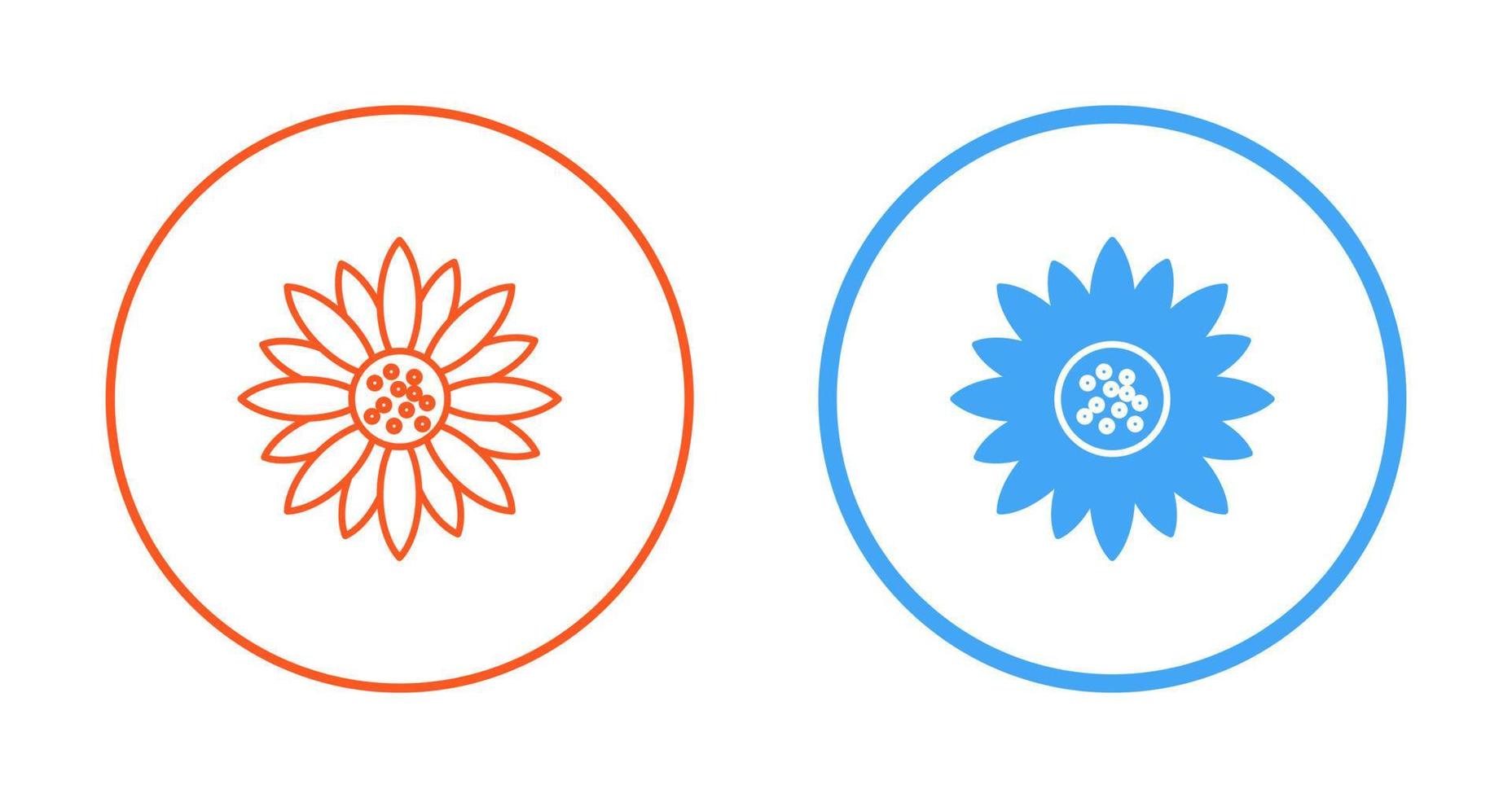 Sunflower Vector Icon