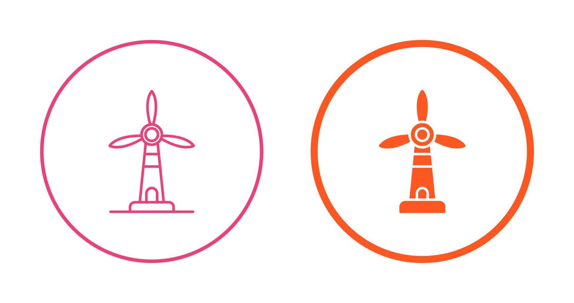 Windmill Vector Icon