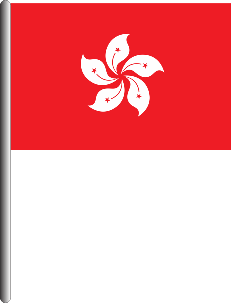 Hongkong-Flagge png