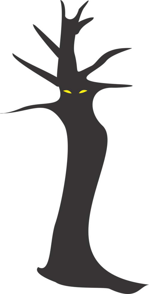 The tree of Halloween PNG