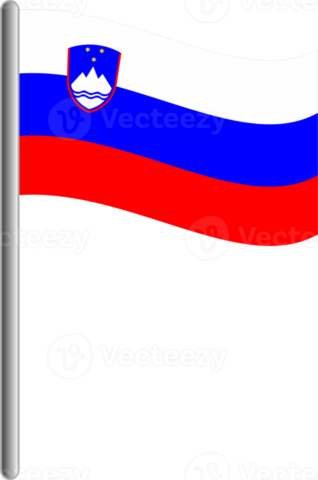 Slovenië vlag PNG