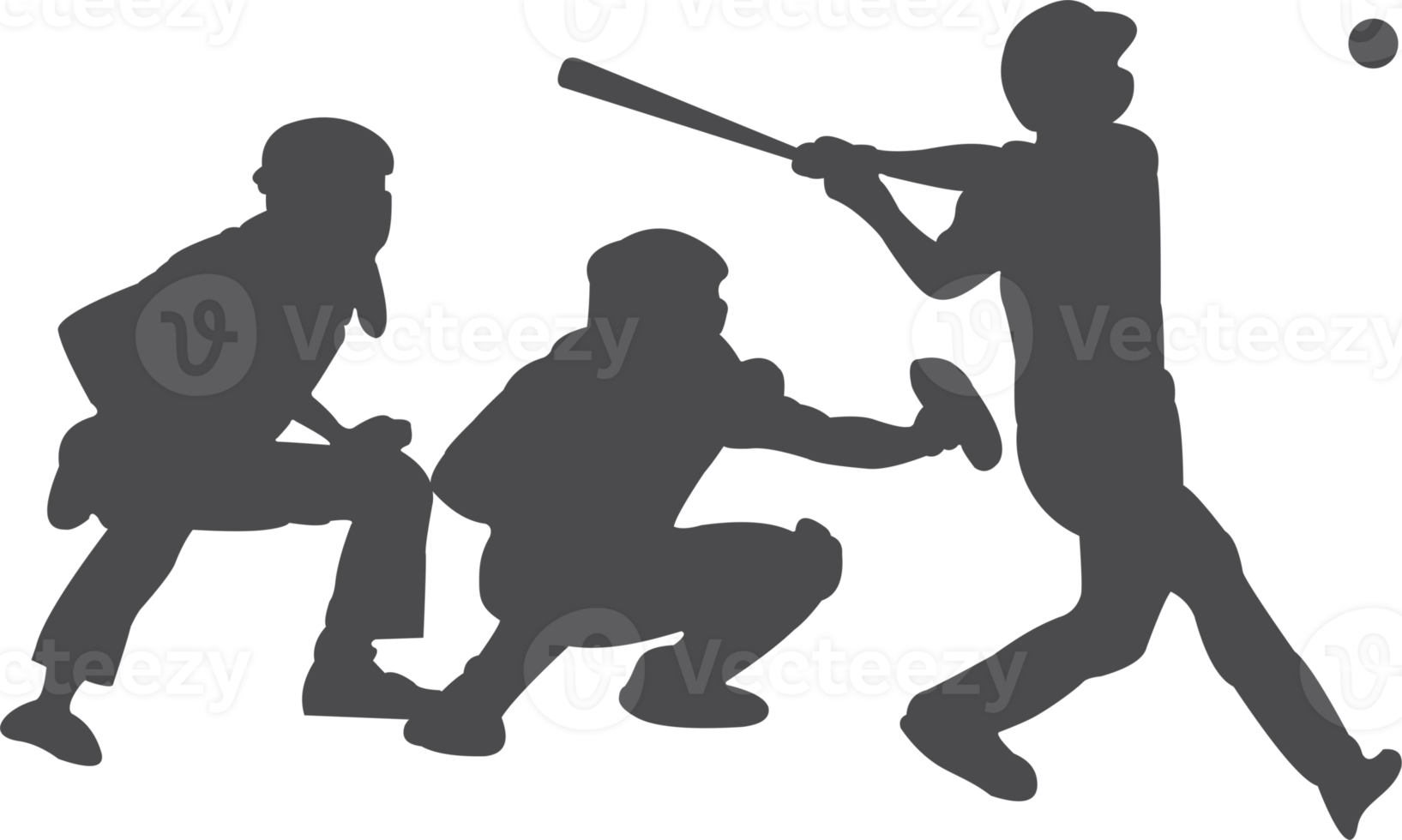 Baseball Spieler Silhouette Mannschaft png