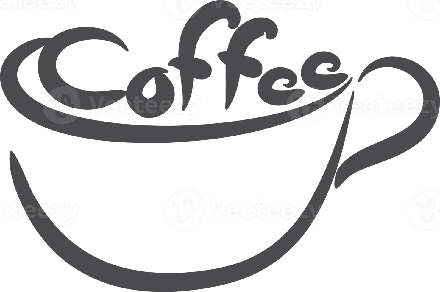 café taza logo elemento png