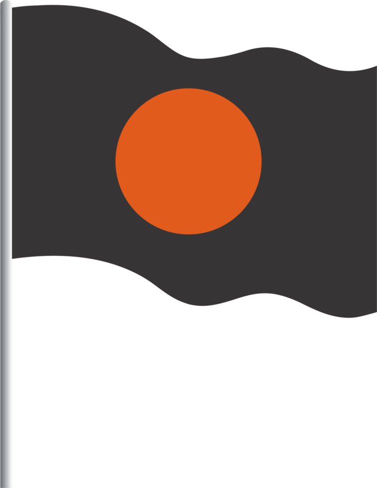 Car breakdown flag icon PNG
