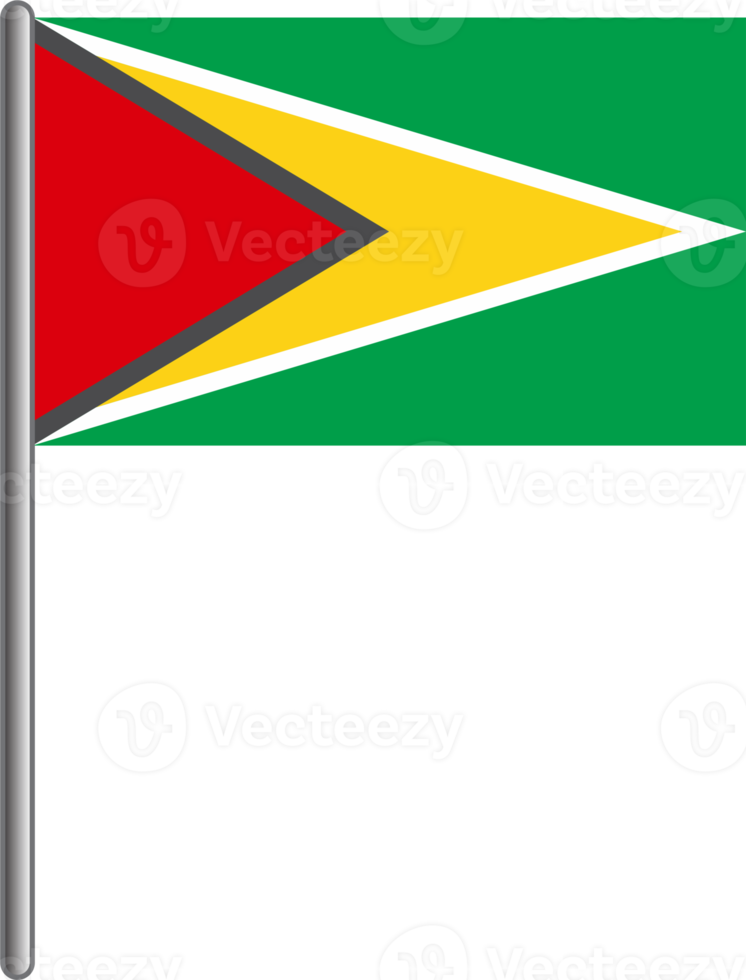 Guyana flag PNG