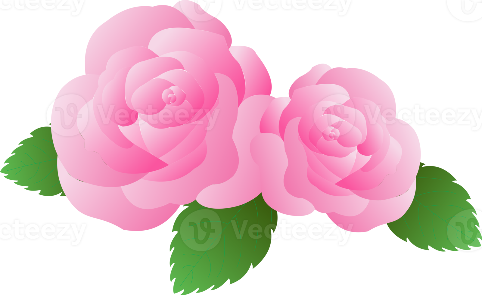 Pink rose flower ONG png